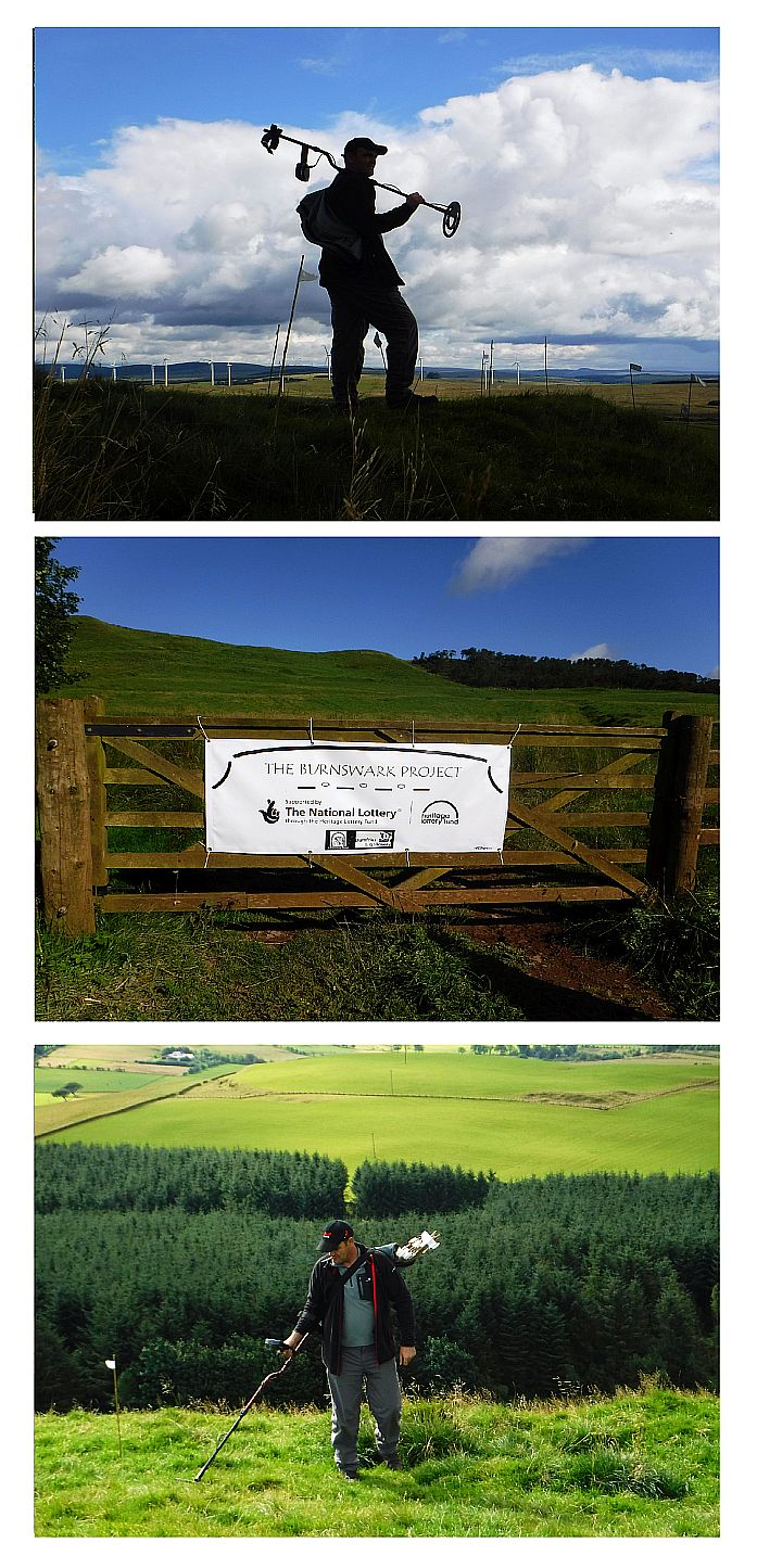 Martin Brooks (Combat Stress Veteran) detecting on the Hill Fort Montage SML